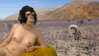 Ale Bachlechner, Like You Really Mean It, Ale as Ape and Cat as Lion Ale Bachlechner, Like You Really Mean It, 2020